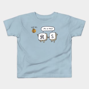 Save the bees jpg Kids T-Shirt